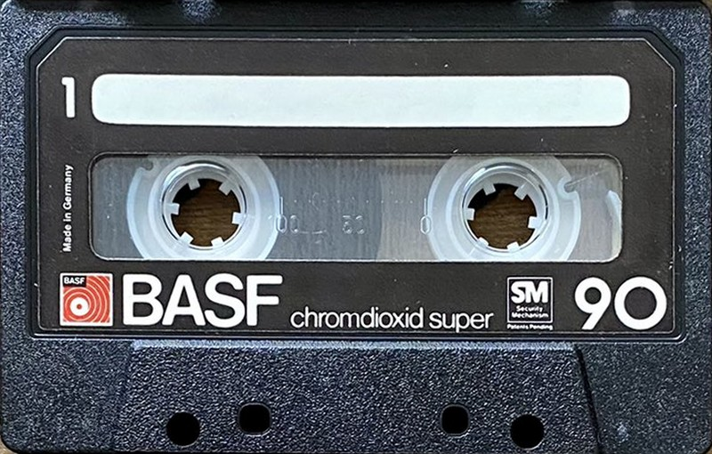Compact Cassette BASF Chromdioxid Super 90 Type II Chrome 1977 Europe