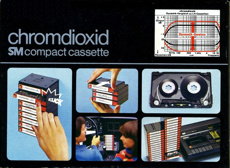 Compact Cassette BASF Chromdioxid Super 90 Type II Chrome 1977 Europe