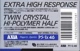 Compact Cassette AXIA PS-Ix 46 Type I Normal 1988 Japan