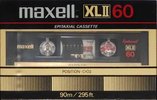Compact Cassette Maxell XLII 60 Type II Chrome 1982 Europe