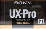 Compact Cassette Sony UX-Pro 60 Type II Chrome 1988 Europe