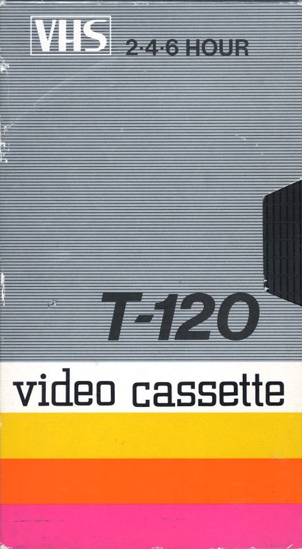 VHS, Video Home System Walmart 120 "by Wal-Mart" Type I Normal USA