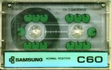 Compact Cassette Samsung 60 "Apple" Type I Normal 1985 South Korea