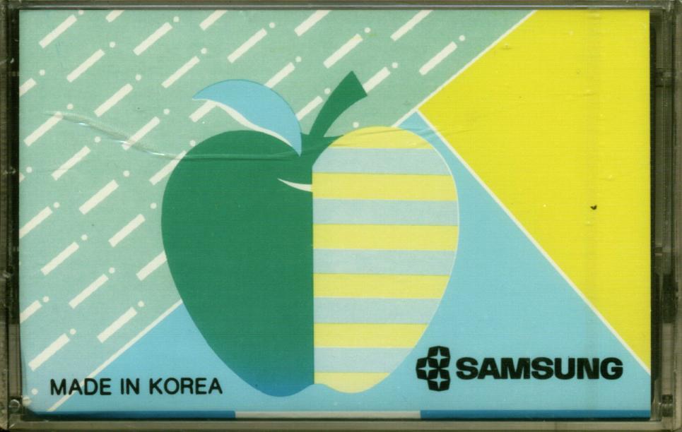 Compact Cassette Samsung 60 "Apple" Type I Normal 1985 South Korea
