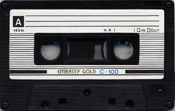Compact Cassette Embassy Gold 100 Type I Normal 1988 Canada