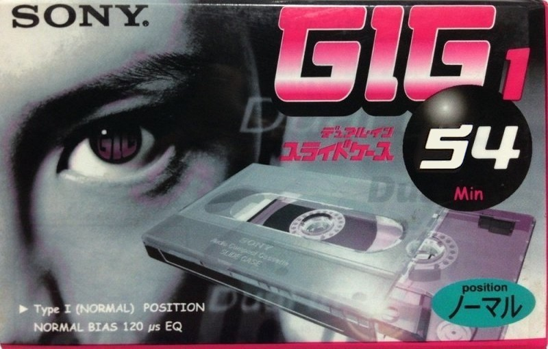 Compact Cassette Sony GIG-1 54 "C-54GIG1E" Type I Normal 1999 Japan