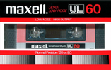 Compact Cassette Maxell UL 60 Type I Normal 1983 Japan