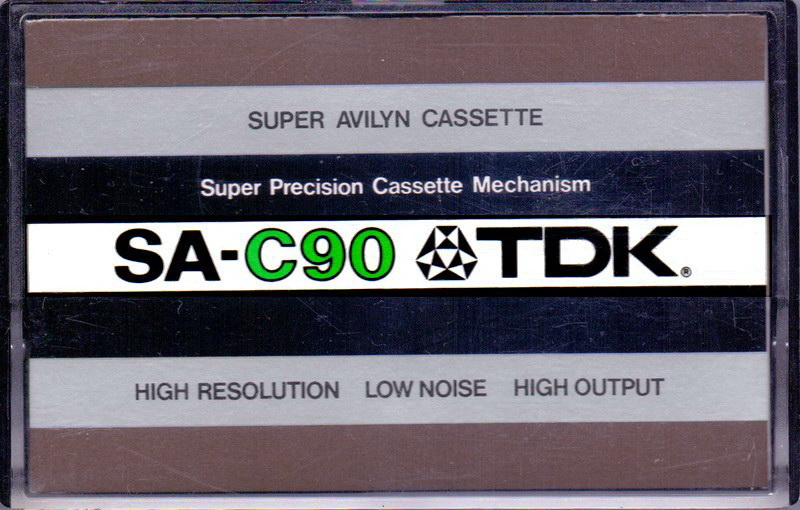 Compact Cassette TDK SA 90 Type II Chrome 1977 Europe, USA