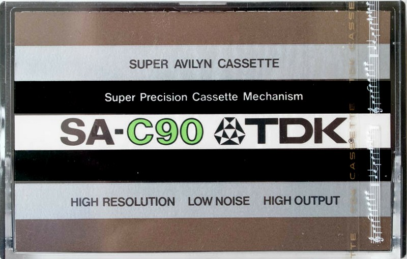 Compact Cassette TDK SA 90 Type II Chrome 1977 Europe, USA
