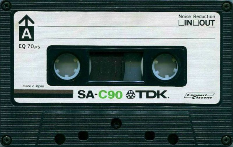 Compact Cassette TDK SA 90 Type II Chrome 1977 Europe, USA