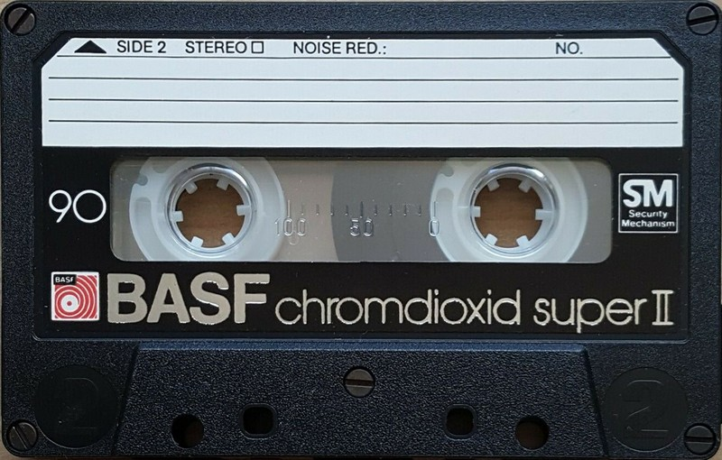 Compact Cassette BASF Chromdioxid Super II 90 Type II Chrome 1979 Europe
