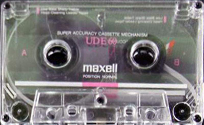 Compact Cassette Maxell UDE 60 "EXCEL" Type I Normal 1988 Indonesia