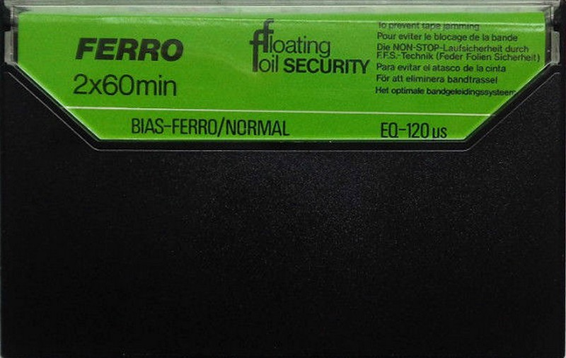 Compact Cassette Philips Ferro 120 Type I Normal 1978 Europe