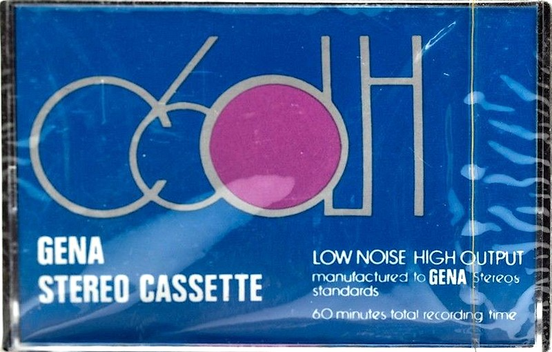 Compact Cassette Gena 60 Type I Normal Hong Kong