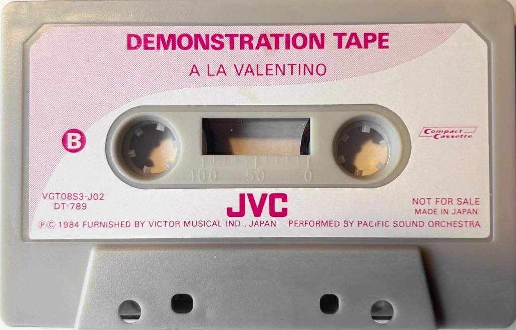 Compact Cassette JVC "DT-789" Demonstration Tape 1984 Europe