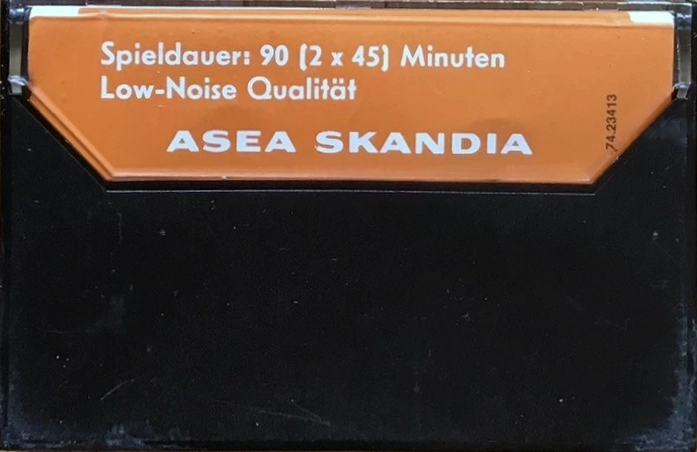 Compact Cassette Asea Skandia 90 Type II Chrome 1976 Germany