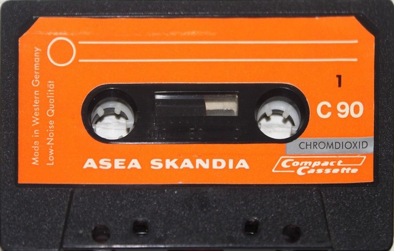 Compact Cassette Asea Skandia 90 Type II Chrome 1976 Germany