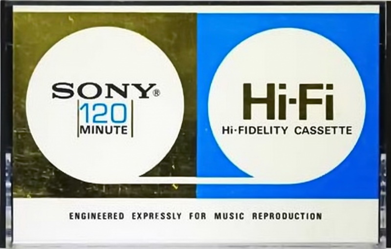 Compact Cassette Sony 120 Type I Normal 1970 Japan