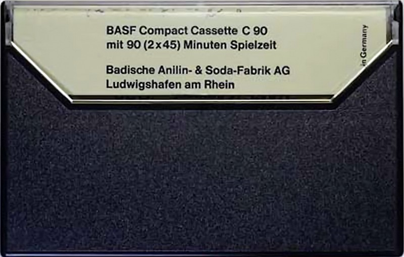 Compact Cassette BASF 90 Type I Normal 1968 Japan