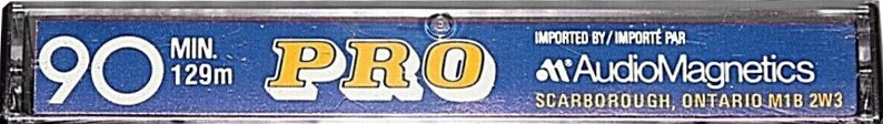 Compact Cassette Audio Magnetics PRO 90 Type I Normal 1974 Canada