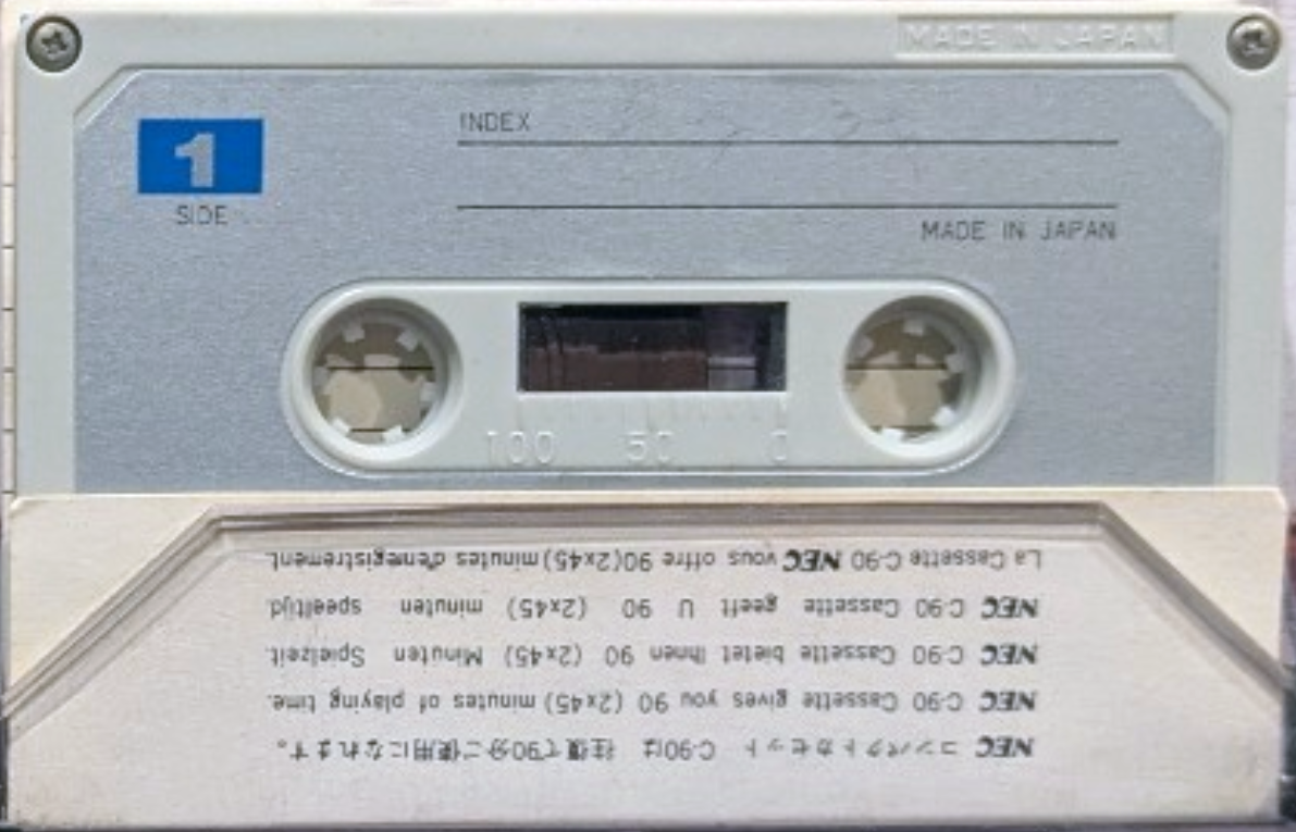 Compact Cassette NEC 90 Type I Normal 1972 Europe