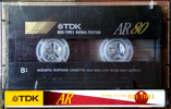 Compact Cassette TDK AR 80 "AR-80EA" Type I Normal 1995 Europe