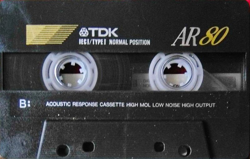 Compact Cassette TDK AR 80 "AR-80EA" Type I Normal 1995 Europe