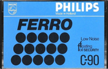 Compact Cassette Philips Ferro 90 Type I Normal 1978 Europe