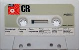 Compact Cassette BASF CR 2 "white" Cleaning Cassette 1974 Europe