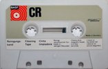 Compact Cassette BASF CR 2 "white" Cleaning Cassette 1974 Europe