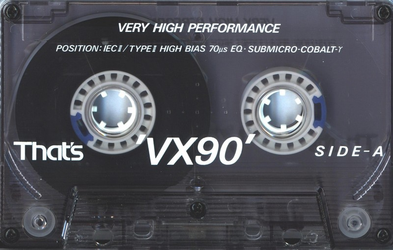 Compact Cassette Thats VX 90 Type II Chrome 1990 Europe