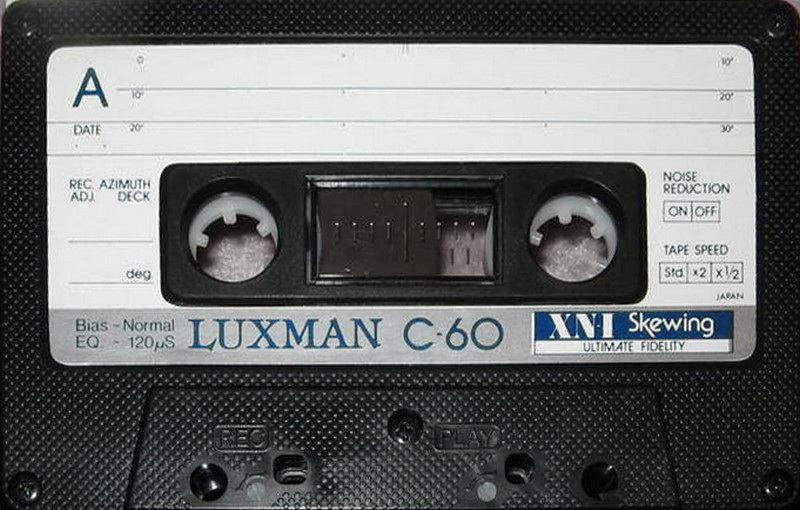 Compact Cassette Luxman XN-I 60 Type I Normal 1983 Worldwide