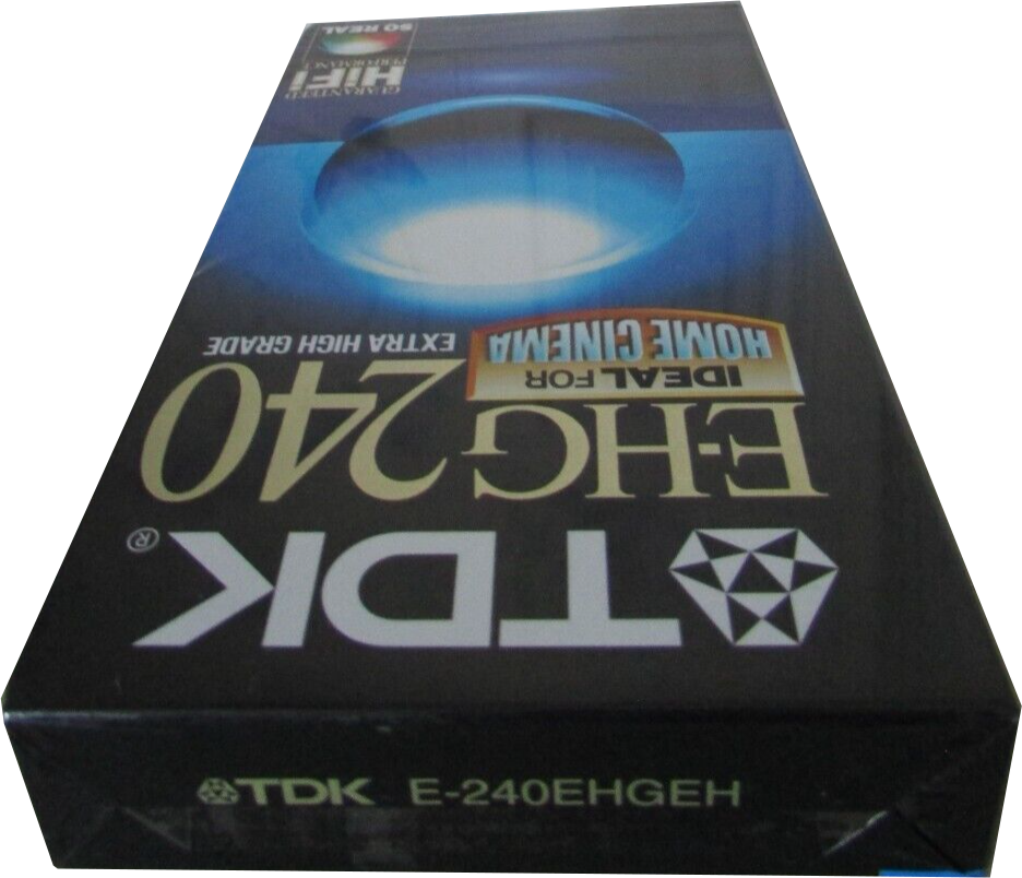 VHS, Video Home System TDK E-HG 240 "E-240EHGEH" Type I Normal 1994 Australia, Europe