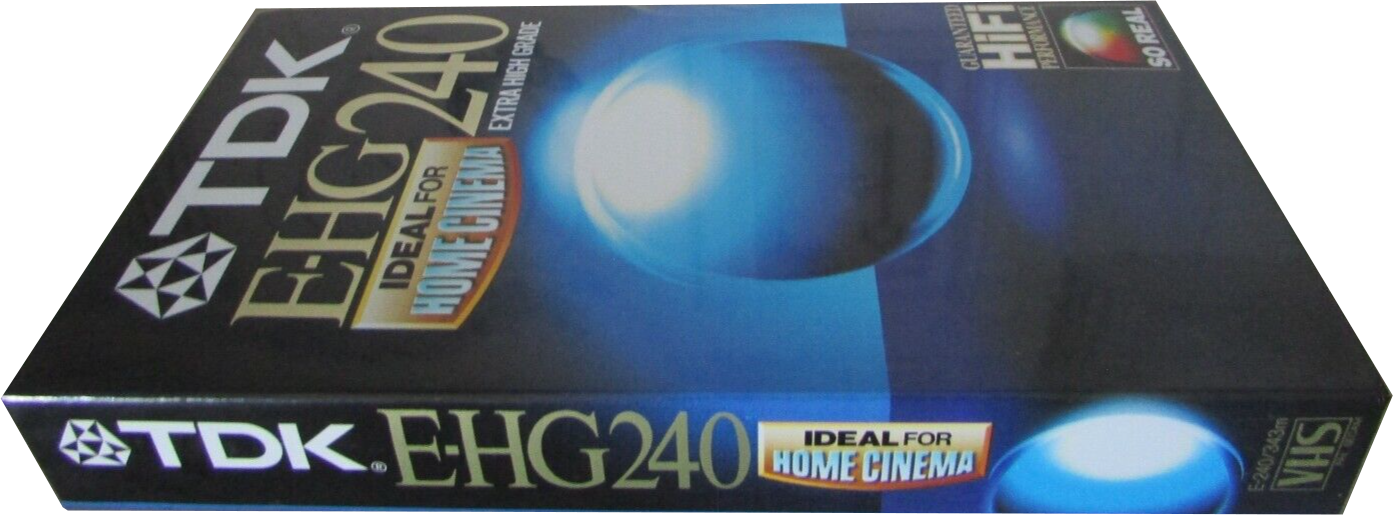 VHS, Video Home System TDK E-HG 240 "E-240EHGEH" Type I Normal 1994 Australia, Europe