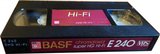 VHS, Video Home System BASF Super HG Hi-Fi 240 Type II Chrome 1985 Europe
