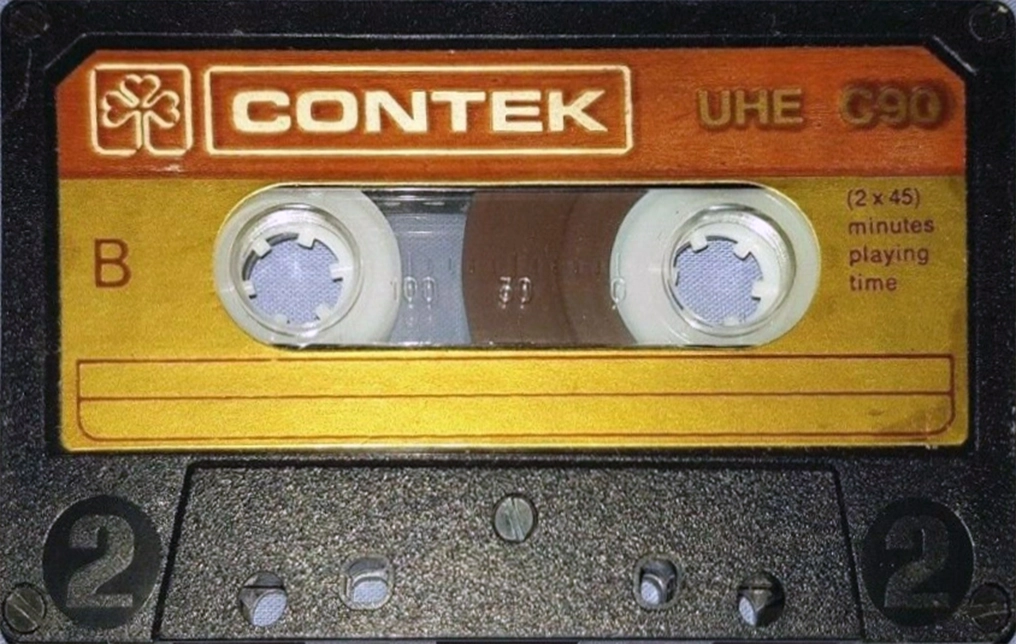 Compact Cassette Contek UHE 90 Type I Normal Europe