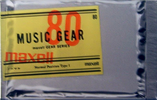 Compact Cassette Maxell Music Gear 80 "MG1-80" Type I Normal 2000 Japan
