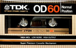 Compact Cassette TDK OD 60 Type I Normal 1982 Japan