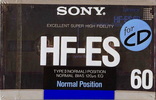 Compact Cassette Sony HF-ES 60 Type I Normal 1988 Japan