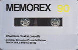 Compact Cassette Memorex 90 Type II Chrome 1971 USA
