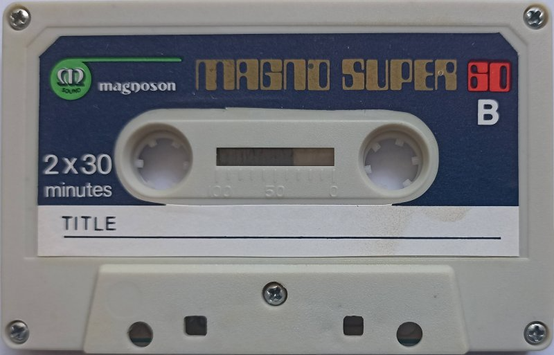 Compact Cassette Magnoson 60 "MAGNO SUPER" Type I Normal Portugal