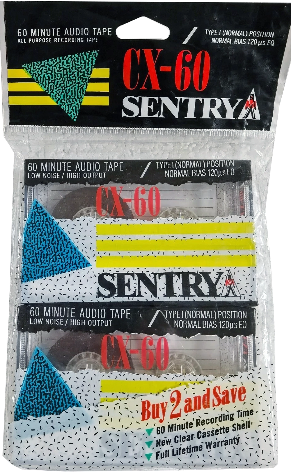 Soft Pack Sentry CX 60 Type I Normal 1996 USA