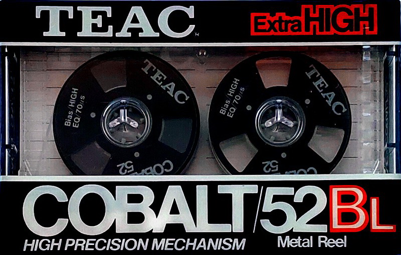 Compact Cassette Teac COBALT 52 "52BL" Type II Chrome 1984 Japan