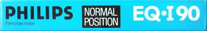 Compact Cassette Philips EQ-I 90 Type I Normal 1987 Europe