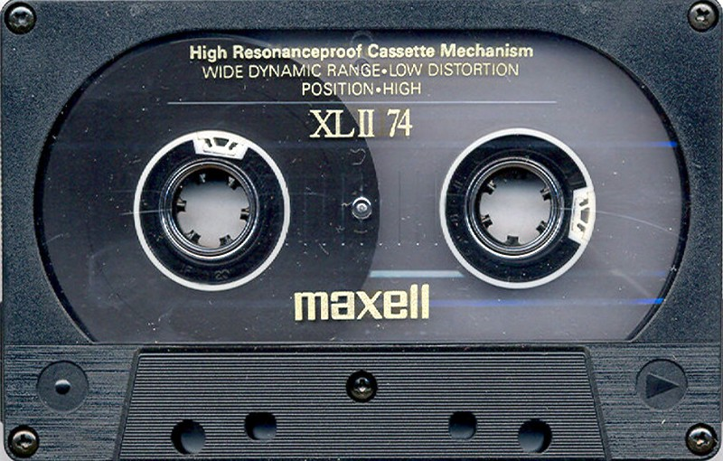 Compact Cassette Maxell XLII 74 Type II Chrome 1989 Japan