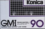 Compact Cassette Konica GM-I 90 "Grand Master I" Type I Normal 1984 Europe