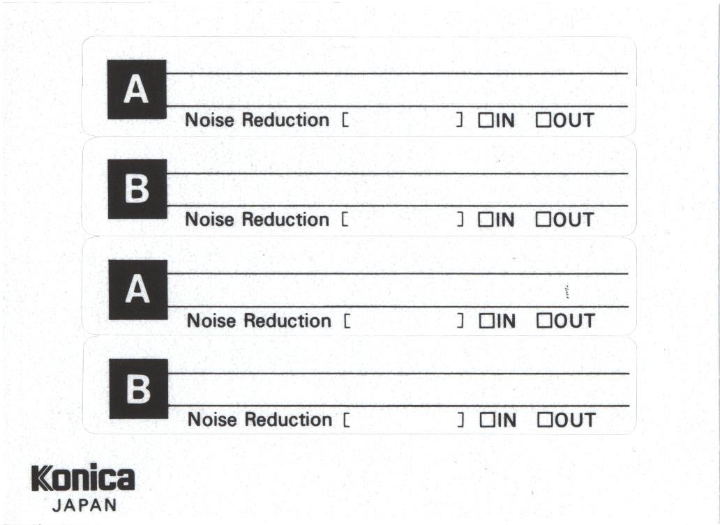 Compact Cassette Konica GM-I 90 "Grand Master I" Type I Normal 1984 Europe