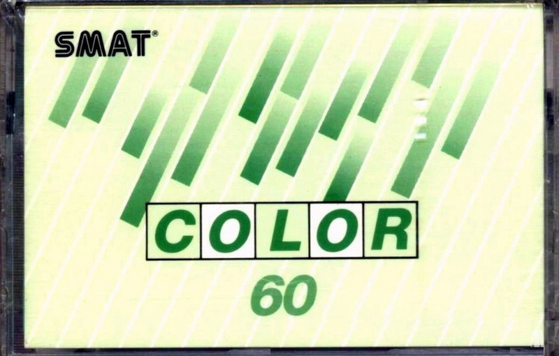 Compact Cassette Smat Color 60 Type I Normal 1986 South Korea