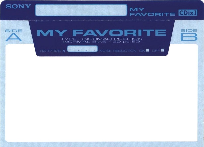 Compact Cassette Sony CDix I 80 "C-80CDX1E" Type I Normal 1997 Japan