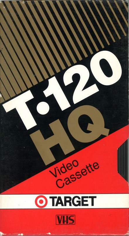 VHS, Video Home System Target HQ 120 Type I Normal USA